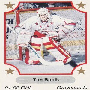 Tim Bacik - 1991 7th Inning Sketch "Tomorrow's Stars Today" Hockey Card